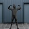 Black Skin Suit Full Body Costume with Head Feet and Hand Covers